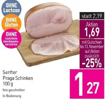 Sutterlüty Senfter Praga Schinken 100 g Angebot