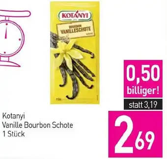 Sutterlüty Kotanyi Vanille Bourbon Schote 1 Stück Angebot