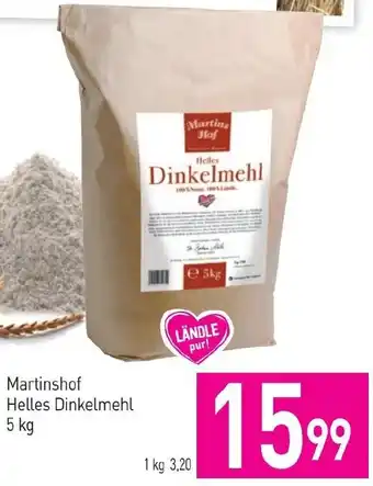 Sutterlüty Martinshof Helles Dinkelmehl 5 kg Angebot