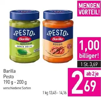 Sutterlüty Barilla Pesto 190 g- 200 g Angebot