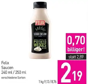 Sutterlüty Felix Saucen 240 ml/ 250 ml Angebot