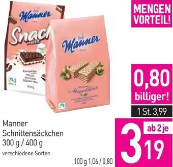 Sutterlüty Manner Schnittensäckchen 300 g/400 g Angebot