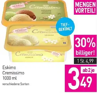 Sutterlüty Eskimo Cremissimo 1000 ml Angebot