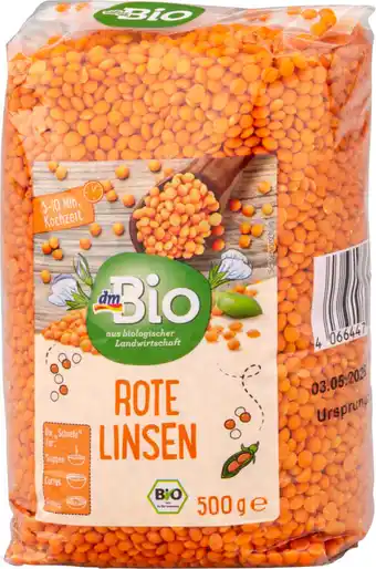 dm Dmbio rote linsen Angebot