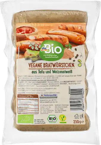 dm Dmbio vegane bratwürstchen Angebot