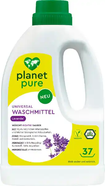 dm Planet pure universal waschmittel lavendel Angebot