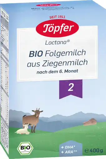 dm Töpfer lactana bio folgemilch 2 Angebot