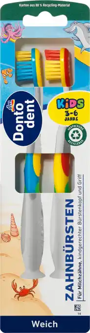 dm Dontodent kids zahnbürsten weich sortiert Angebot