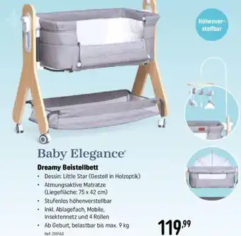 Smyths Toys Baby Elegance Dreamy Beistellbett Angebot