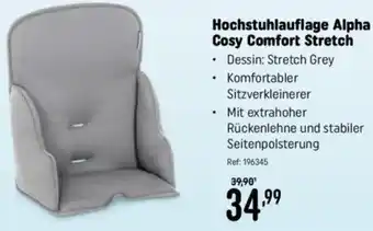 Hochstuhlauflage Alpha Cosy Comfort Stretch