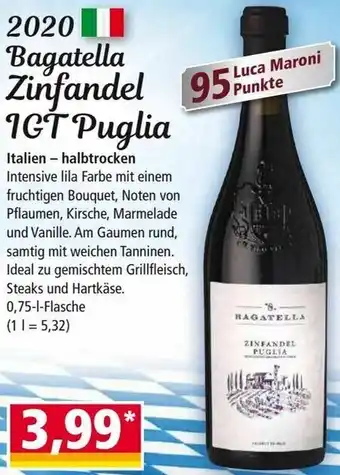 Norma 2020 Bagatella Zinfandel IGT Puglia Angebot