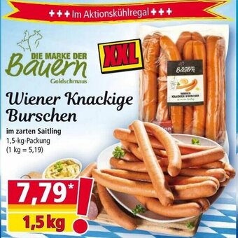 Norma Wiener Knackige Burschen 1,5 kg Angebot