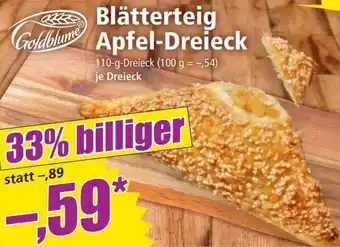 Norma Blätterteig Apfel-Dreieck 110g Angebot