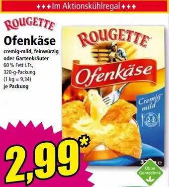Norma Ofenkäse 320g Angebot