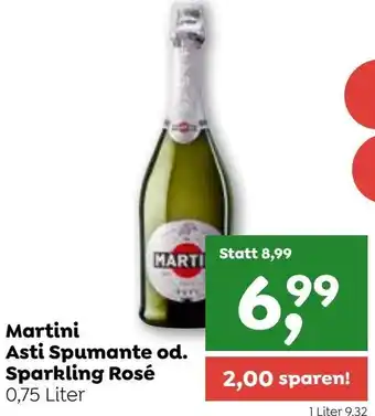 ADEG Martini Asti Spumante od. Sparkling Rosé 0,75 Liter Angebot