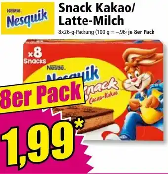 Norma Snack Kakao/Latte-Milch Angebot