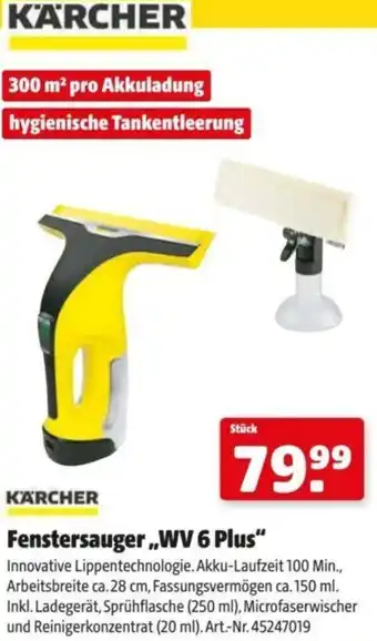 KÄRCHER Fenstersauger,,WV 6 Plus"