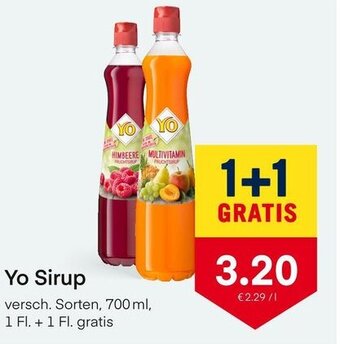 MPreis Yo Sirup Angebot