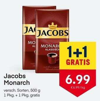 MPreis Jacobs Monarch 500g Angebot