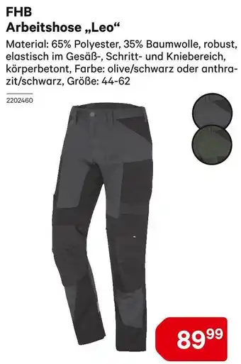 BayWa FHB Arbeitshose ,,Leo" Angebot
