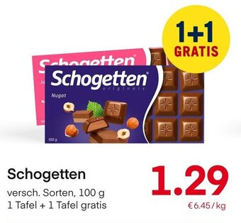 MPreis Schogetten 100g Angebot