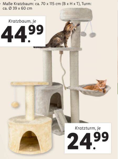 Kratzbaum Angebot bei Lidl