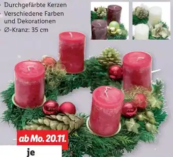 Lidl Adventkranz premium Angebot