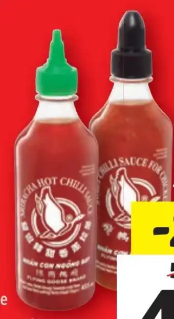 Lidl Sriracha chilisauce Angebot