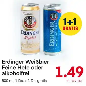 MPreis Erdinger Weißbier Feine Hefe Oder Alkoholfrei 500ml Angebot