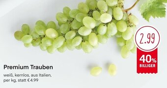 MPreis Premium Trauben Angebot