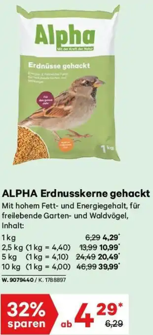 Lagerhaus Alpha Erdnüsse gehackt Angebot