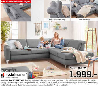 Möbel Ludwig POLSTERECKE Angebot