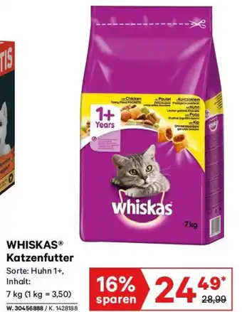Lagerhaus WHISKASⓇ Katzenfutter Angebot