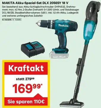 Lagerhaus MAKITA Akku-Spezial-Set DLX 2056SY 18 V Angebot