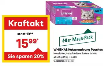 Lagerhaus WHISKAS Katzennahrung Pouches Angebot