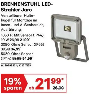 Lagerhaus BRENNENSTUHL LED- Strahler Jaro Angebot
