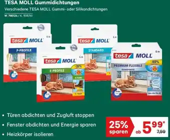 Lagerhaus TESA MOLL Gummidichtungen Angebot