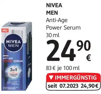 dm NIVEA MEN Anti-Age Power Serum 30 ml Angebot