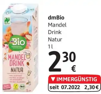 dm dmBio Mandel Drink Natur 1L Angebot