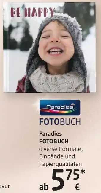 dm Paradies FOTOBUCH Angebot