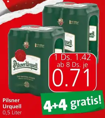 Spar Pilsner Urquell 0,5 Liter Angebot