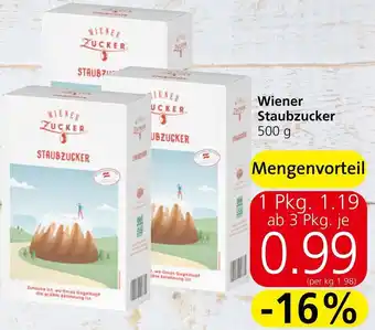 Spar Wiener Staubzucker 500 g Angebot