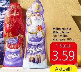 Spar Milka Nikolo Milch, Nuss oder Milka Krampus 180 g 1 Stück Angebot