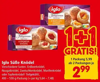 Interspar Iglo Süße Knödel 400-530 g-Packung Angebot