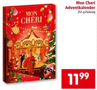 Interspar Mon Cheri Adventkalender 251-g-Packung Angebot