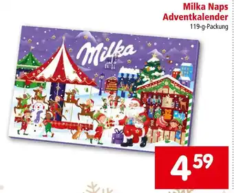 Interspar Milka Naps Adventkalender 119-g-Packung Angebot