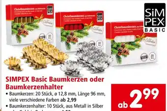 Interspar SIMPEX Basic Baumkerzen oder Baumkerzenhalter Angebot