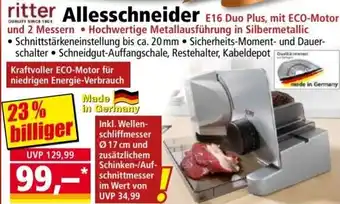 Norma ritter Allesschneider Angebot