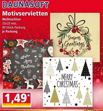 Norma DAUNASOFT Motivservietten Angebot