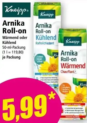 Norma Kneipp Arnika Roll-on 50 ml Angebot